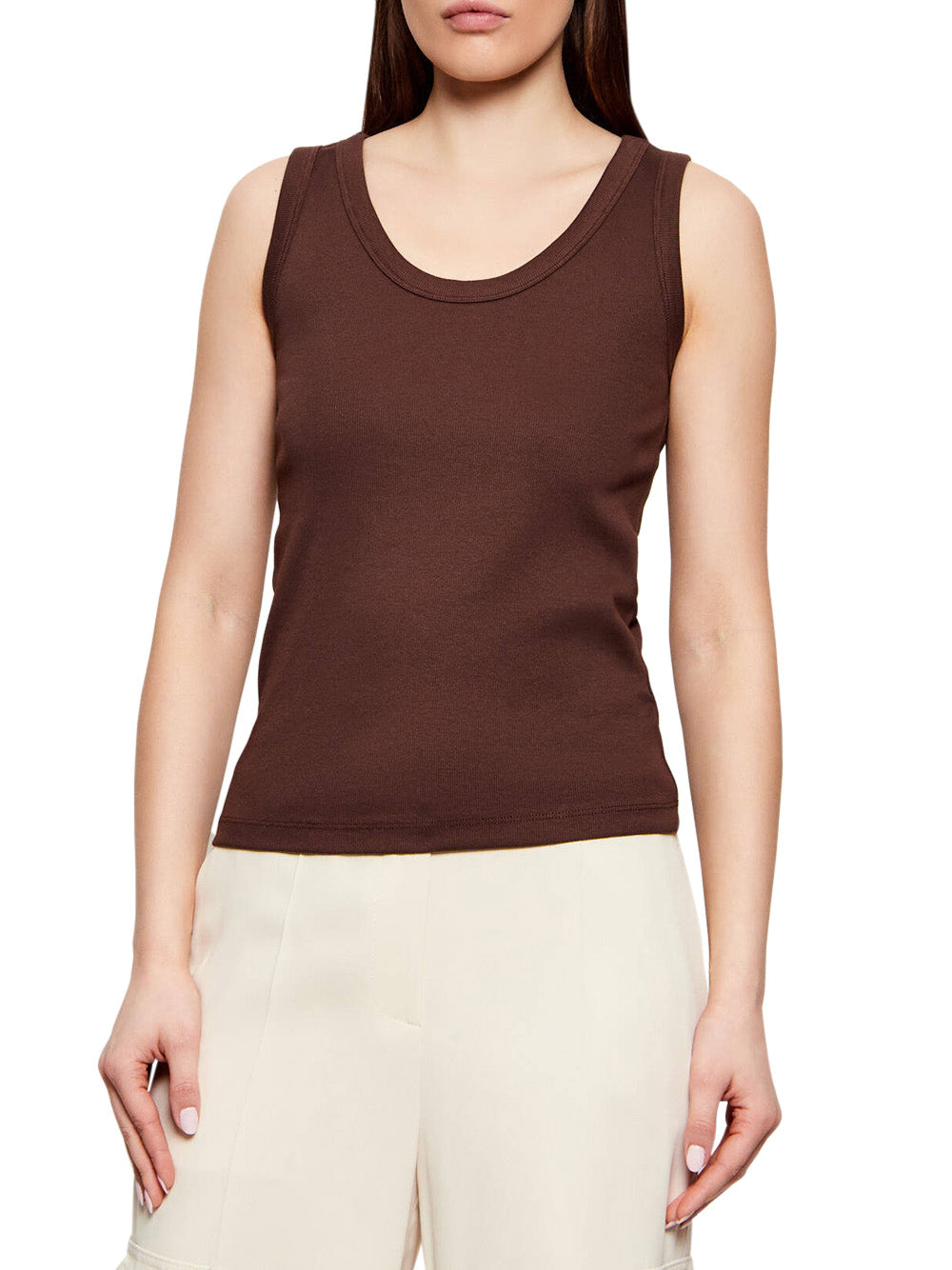 MAXMARA WEEKEND 2USCITA Max Mara Top Multic Cioccolato Cioccolato