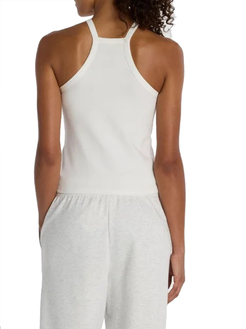 NEW BALANCE Canotta New Balance Cotton Racer Tank - Bianco Bianco