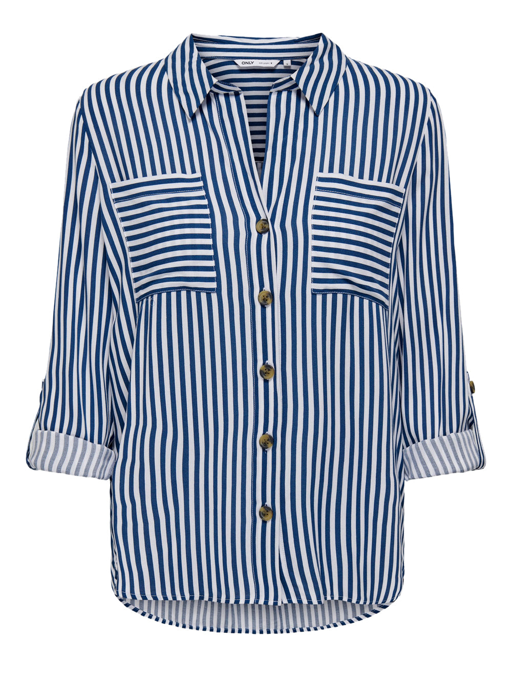 ONLY DROP 1 Camicia Onlyyasmin Only - Blu Blu/bianco