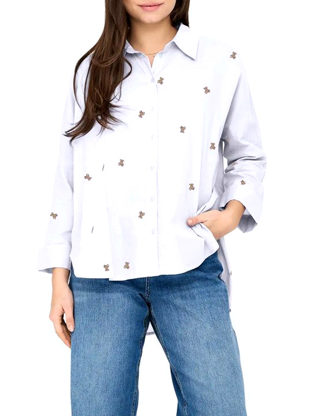 ONLY DROP 1 Camicia Onllnew Only - Bianco Bianco
