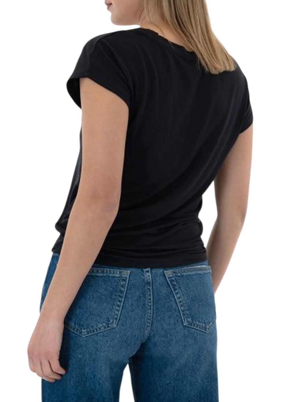 ONLY DROP 1 T-Shirt Only Onlrilla Ss V Neck - Nero Nero