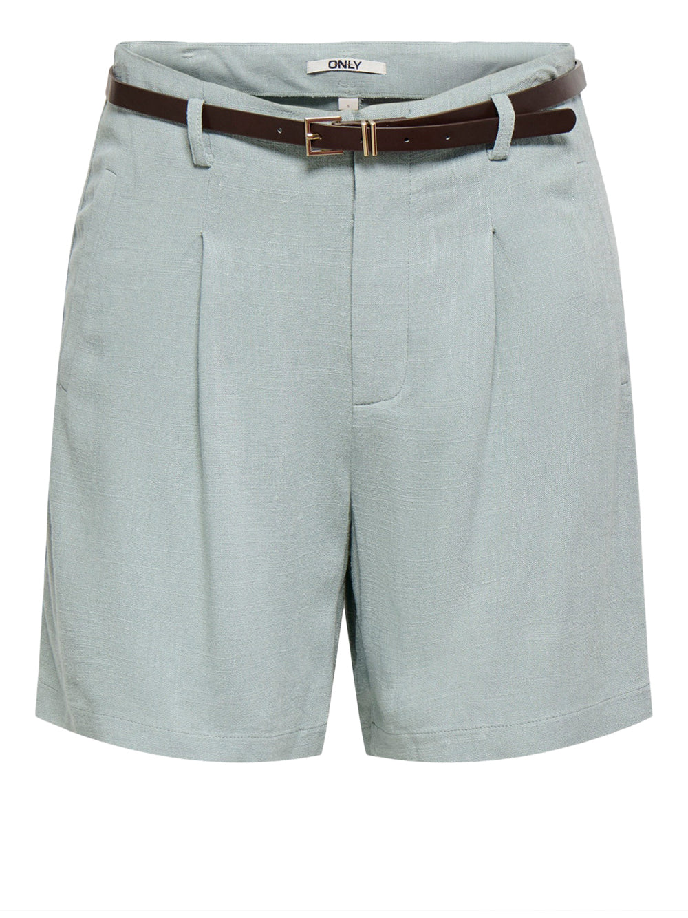 ONLY DROP 1 Bermuda Di Lino Onlsiesta Only - Turchese Turchese