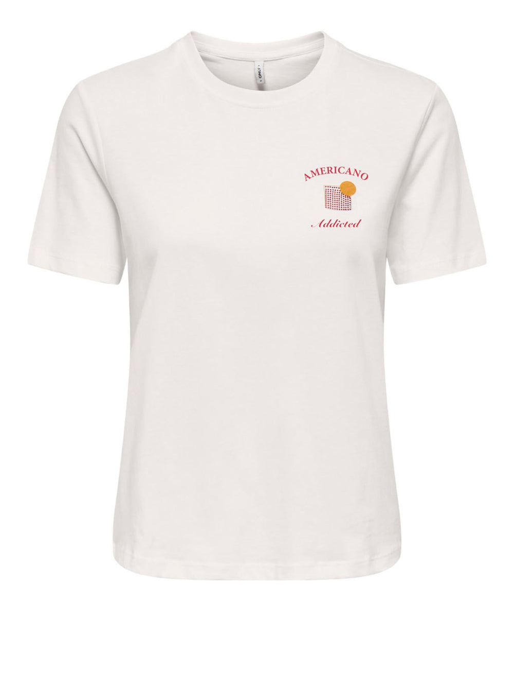 ONLY DROP 2 T-Shirt Only Onlpolly Reg Ss Tee - Bianco CLOUD
