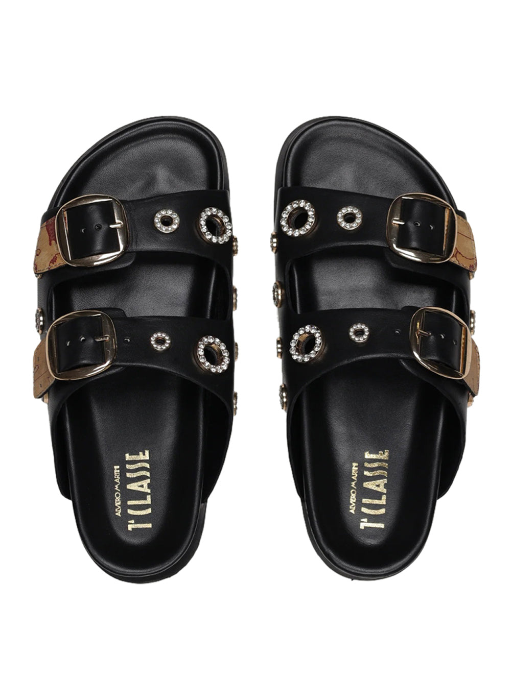 PRIMA CLASSE Ciabatte Alviero Martini Slipper H30 - Nero Nero