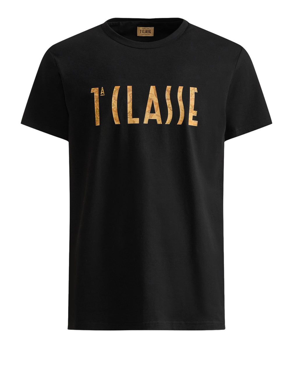 PRIMA CLASSE T-Shirt Alviero Martini Con Logo Geo Classic - Nero Nero