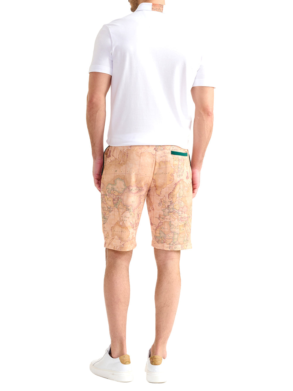 PRIMA CLASSE Alviero Martini Bermuda In Felpa Stretch Geo Classic - Naturale Naturale