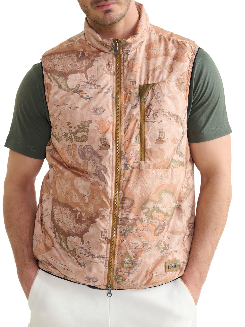 PRIMA CLASSE Gilet Alviero Martini Geo Classic - Naturale Naturale