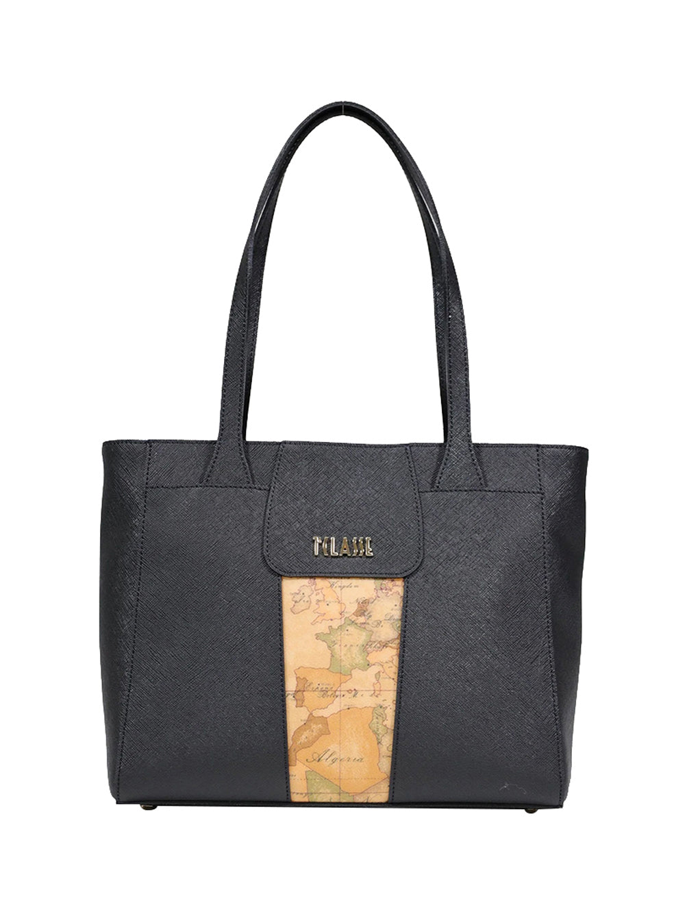 PRIMA CLASSE SAFFIANO Shopper Media Alviero Martini - Nero Nero