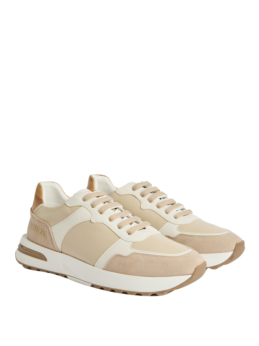 PRIMA CLASSE Prima Classe Sneaker Geo Road Bruges In Eco Nappa Beige Beige
