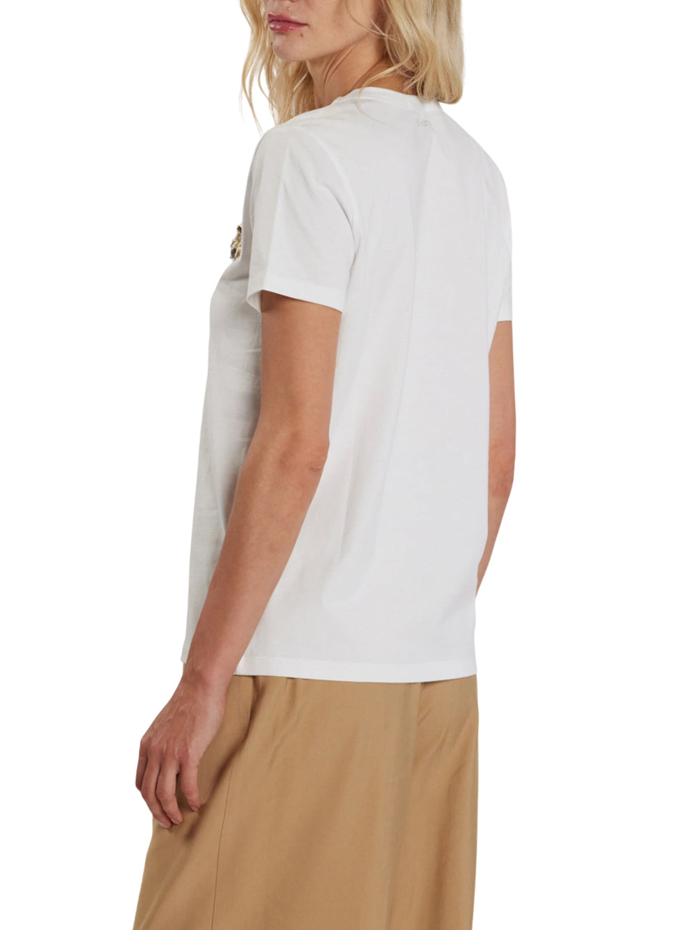 RELISH T-Shirt Relish Anik Con Applicazioni - Bianco Bianco