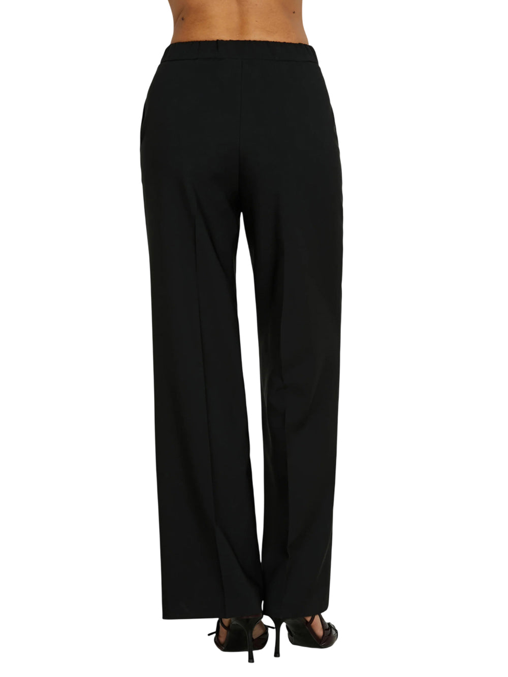 RELISH Pantalone A Vita Alta Relish Castella - Nero Nero