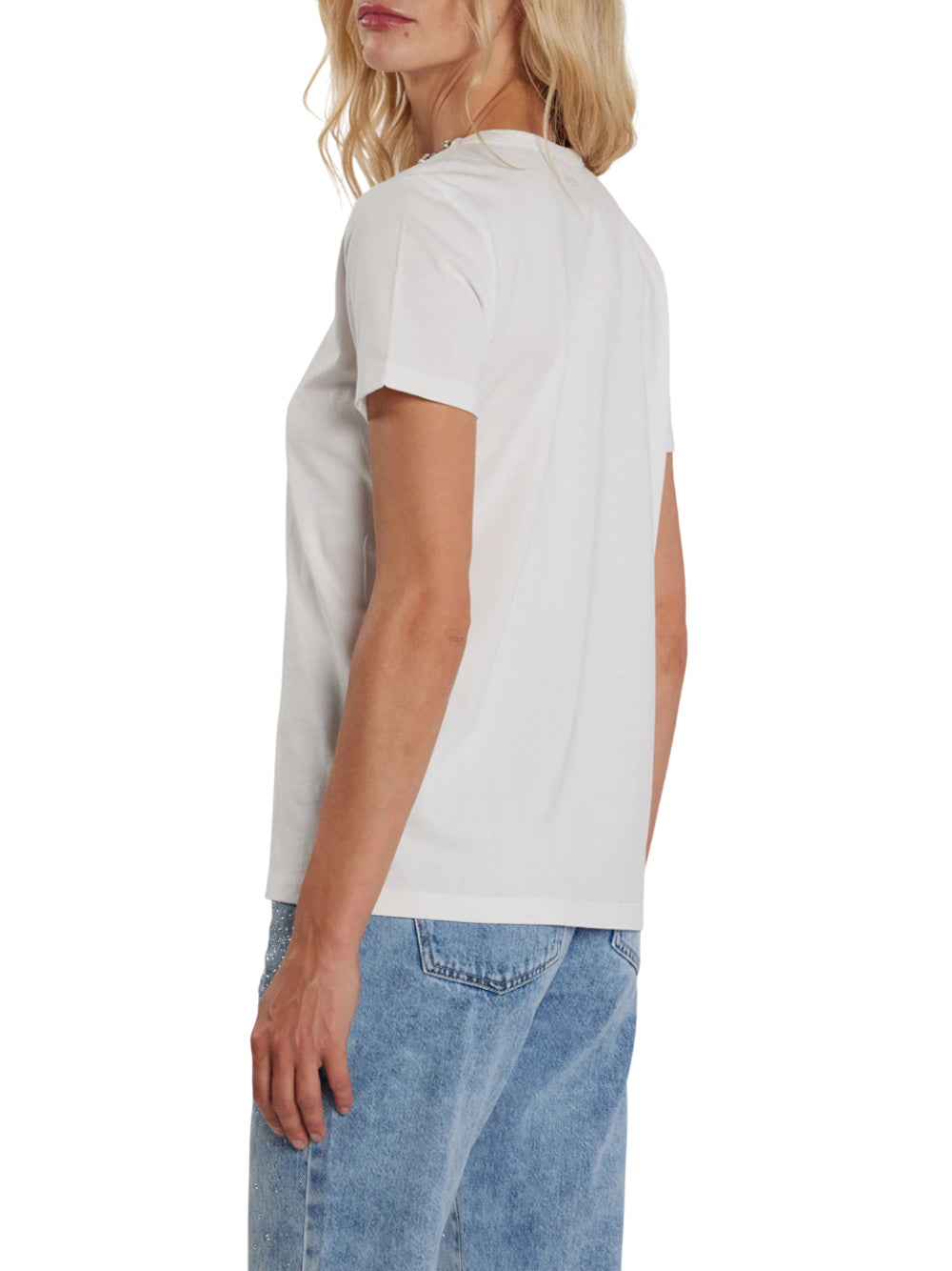RELISH T-Shirt Relish Oscar Con Applicazioni - Bianco Bianco
