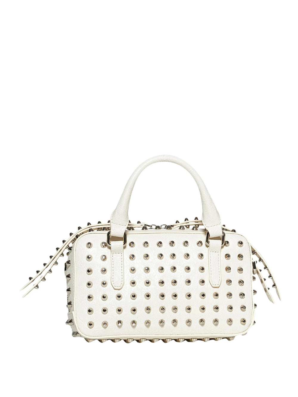 RICHMOND Borsa A Mano Richmond Con Borchie - Bianco Bianco