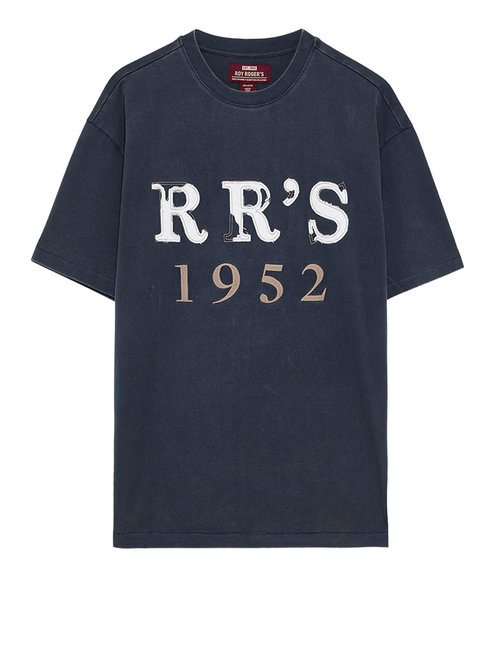 ROY ROGERS T-Shirt Roy Rogers In Jersey Con Patch Rr's Navy NAVY
