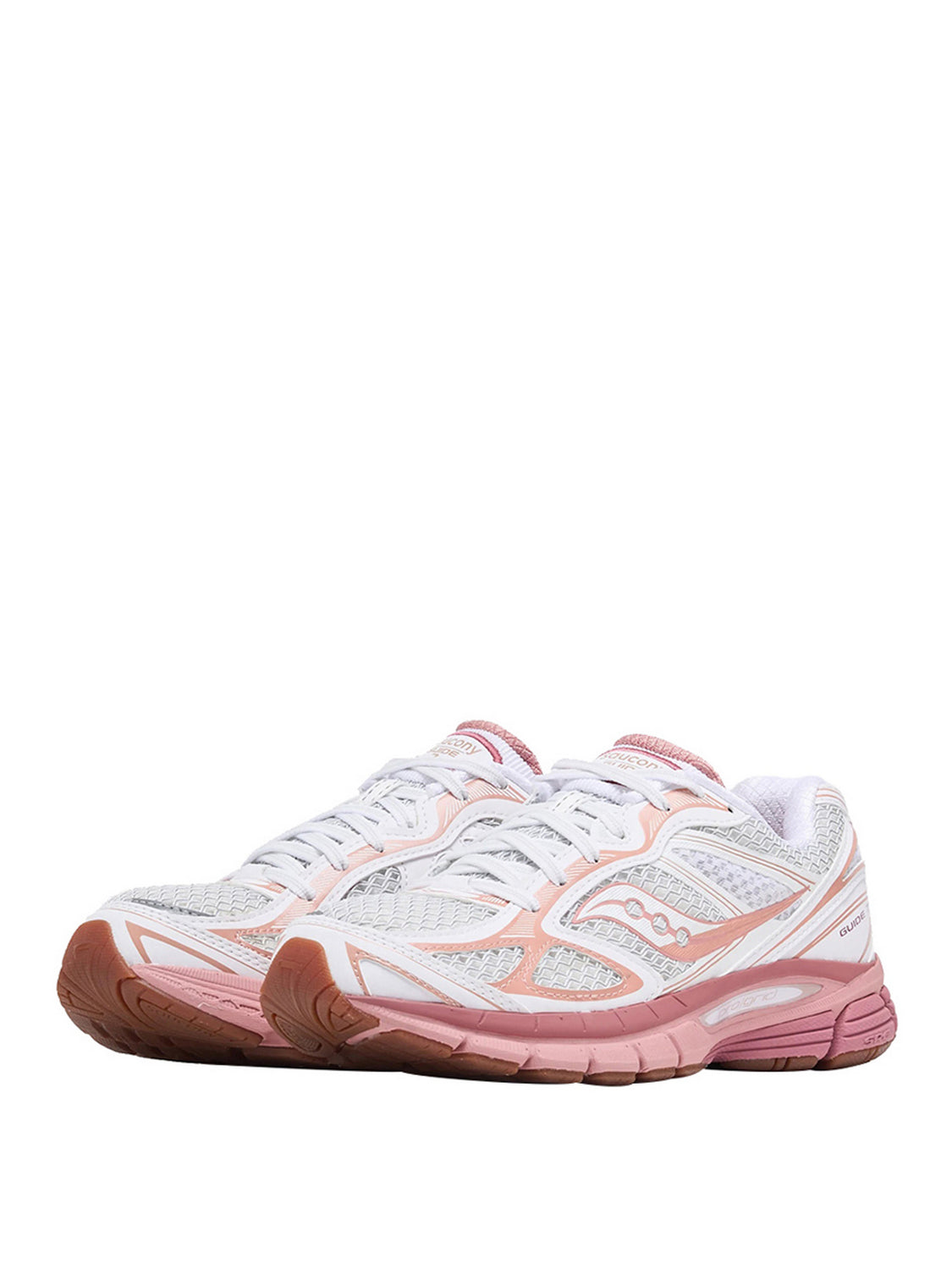 SAUCONY Sneakers Saucony Progride Guide 7 - Bianco/Pesca Bianco