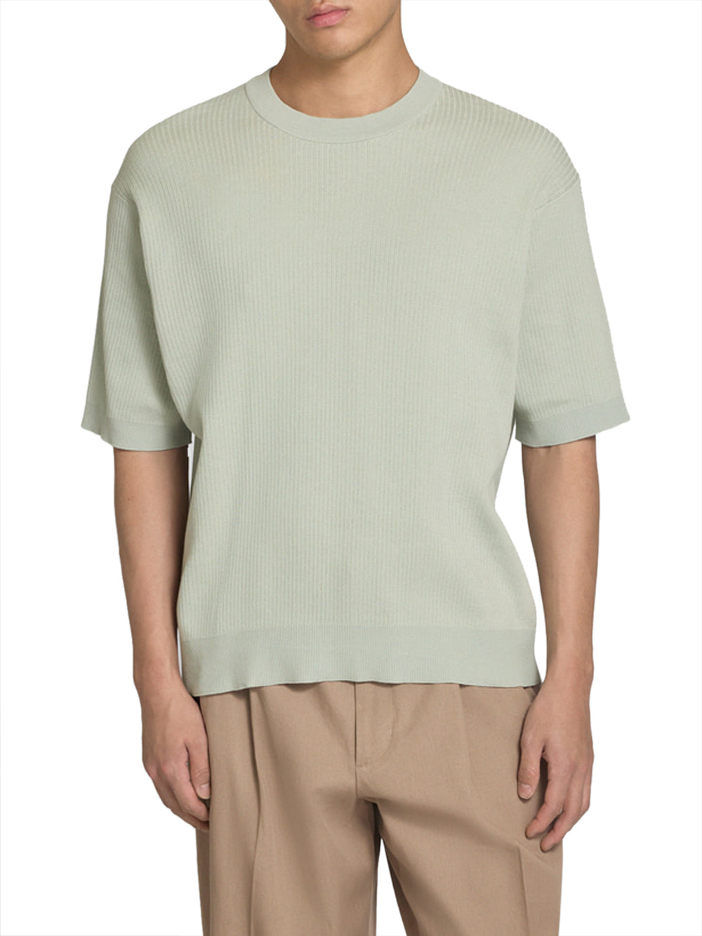 SELECTED T-Shirt Slhmattis Selected - Verde Acqua VERDE ACQUA