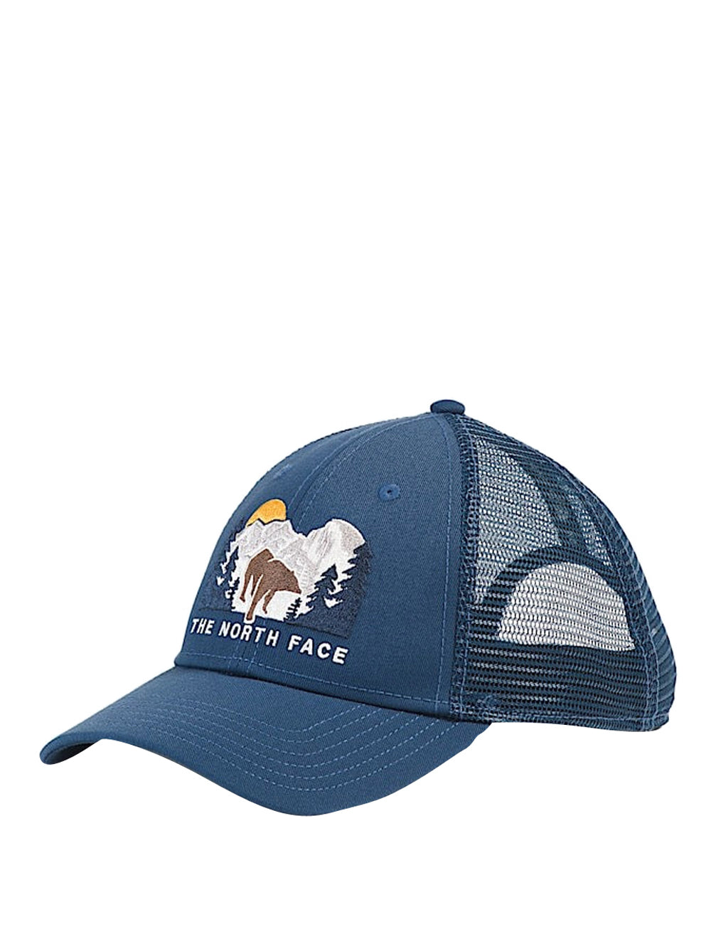 THE NORTH FACE The North Face Cappellino Trucker Mudder con grafica ricamata Blu Blu