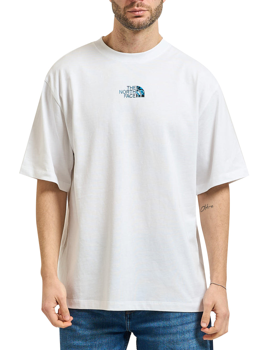 THE NORTH FACE T-Shirt Liquid Logo Oversize Short Sleeve Tee The North Face - Bianco Bianco