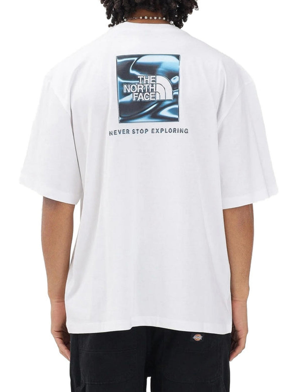 THE NORTH FACE T-shirt Liquid NSE Box Oversized Graphic The North Face - Bianco Bianco