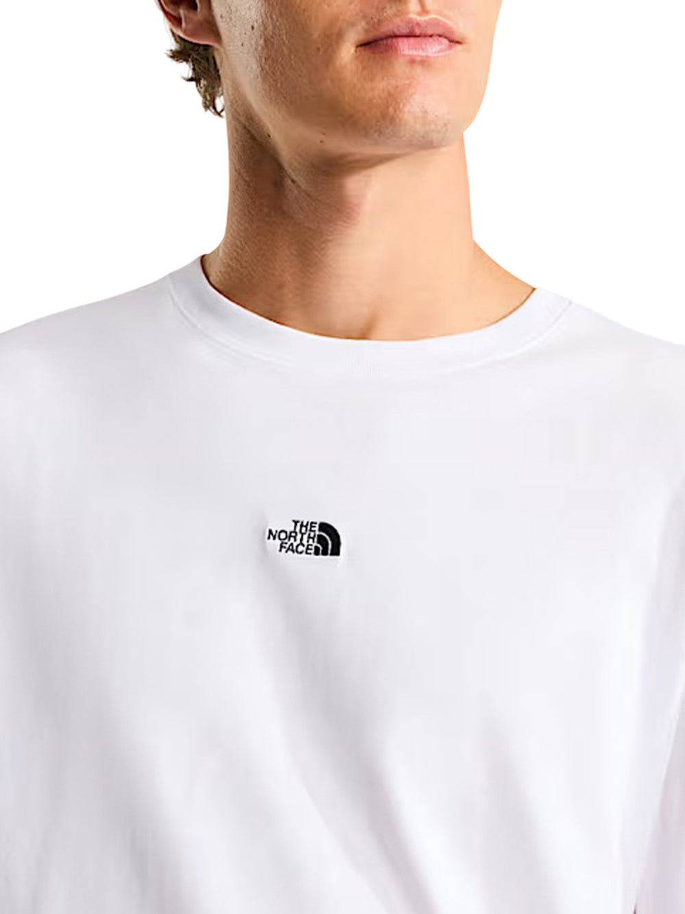 THE NORTH FACE T-Shirt The North Face Essential Centre Logo Relaxed - Bianco Bianco