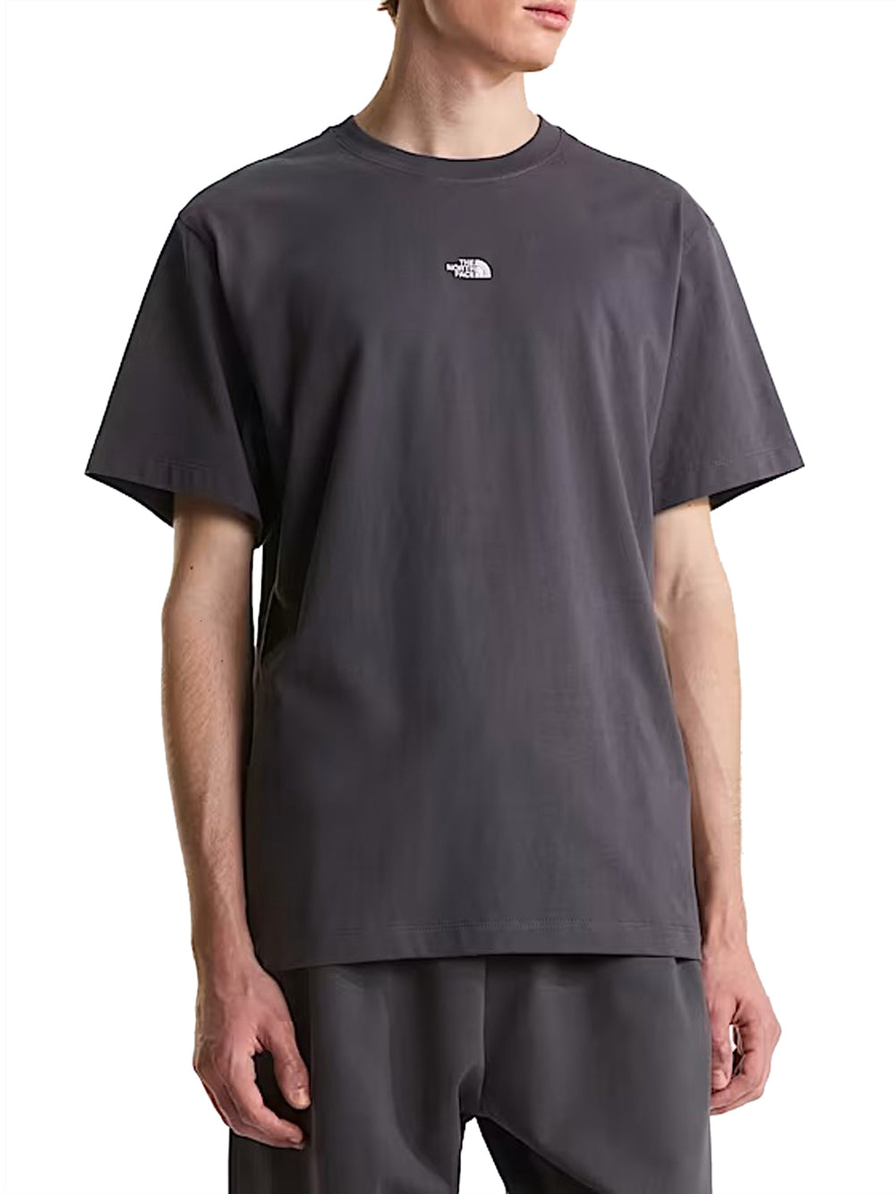 THE NORTH FACE T-Shirt The North Face Essential Centre Logo Relaxed - Grigio Grigio