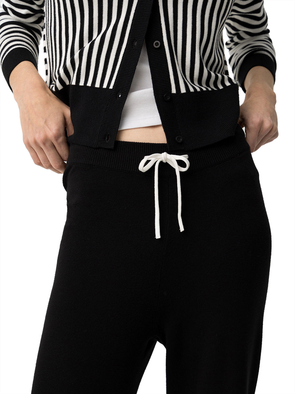 TIFFOSI Pantalone Tiffosi Granger - Nero/Bianco Nero/bianco
