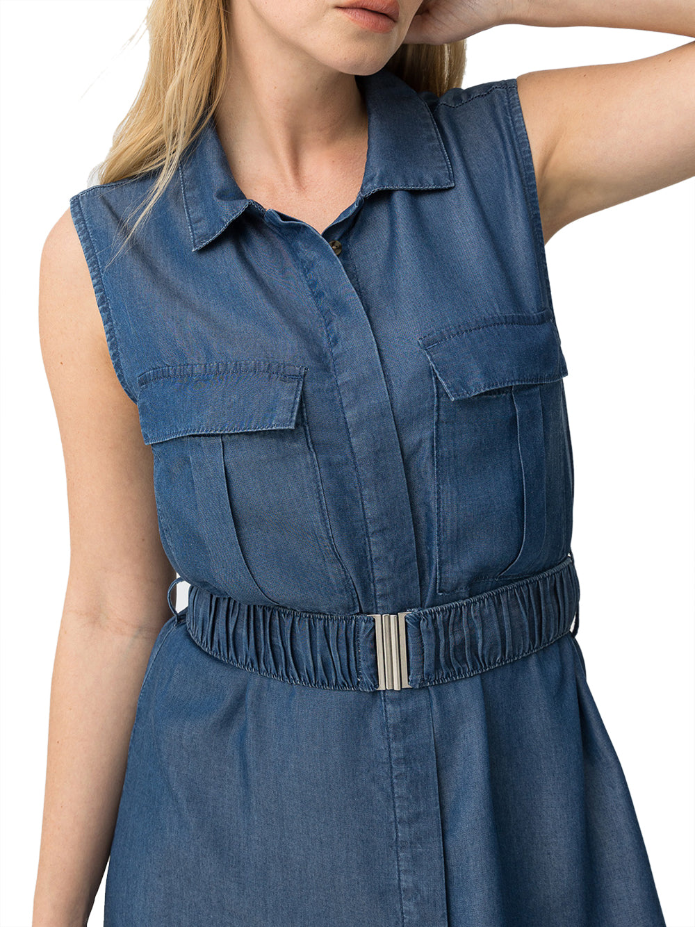 TIFFOSI Abito Midi Tiffosi Lichiony - Denim DENIM