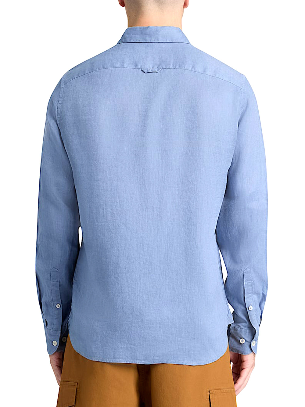 TIMBERLAND Timberland Camicia In Lino Mill Brook - Blu Stone Wash