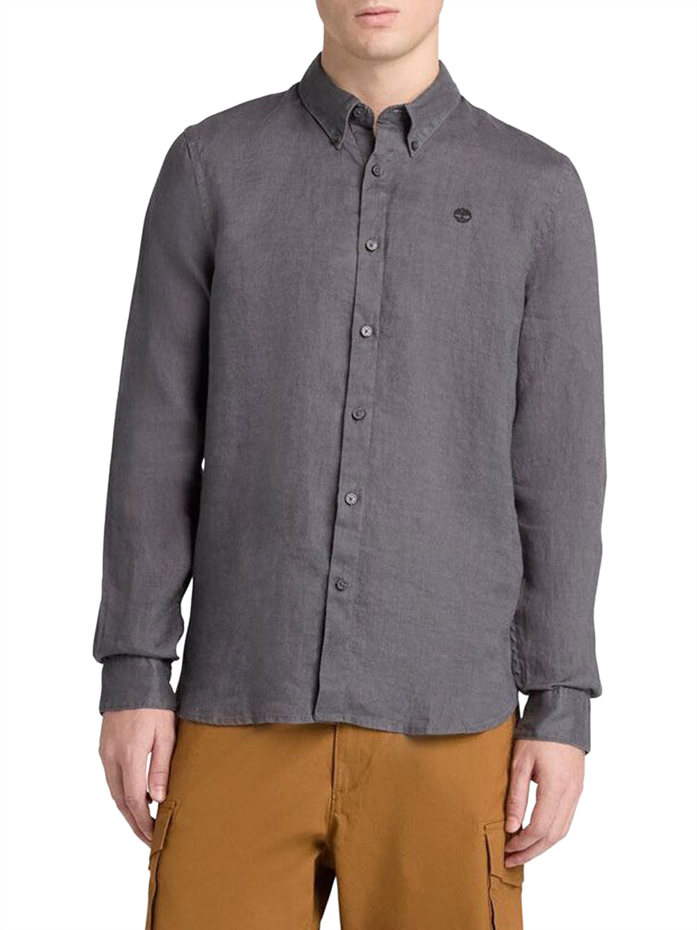 TIMBERLAND Camicia Casual Mill Brook Linen Timberland - Grigio Grigio