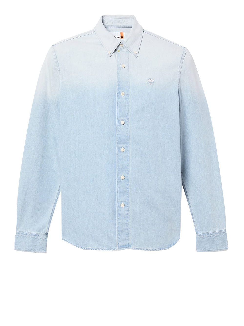 TIMBERLAND Timberland Camicia in Denim da Uomo in blu chiaro Sun Fade Wash