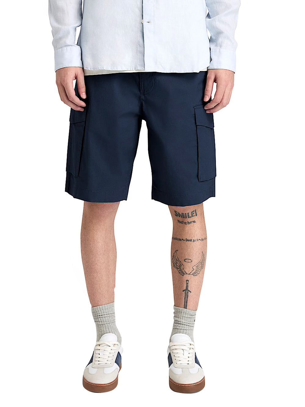 TIMBERLAND Timberland Bermuda Brookline Poplin Cargo - Navy Dark sapphire