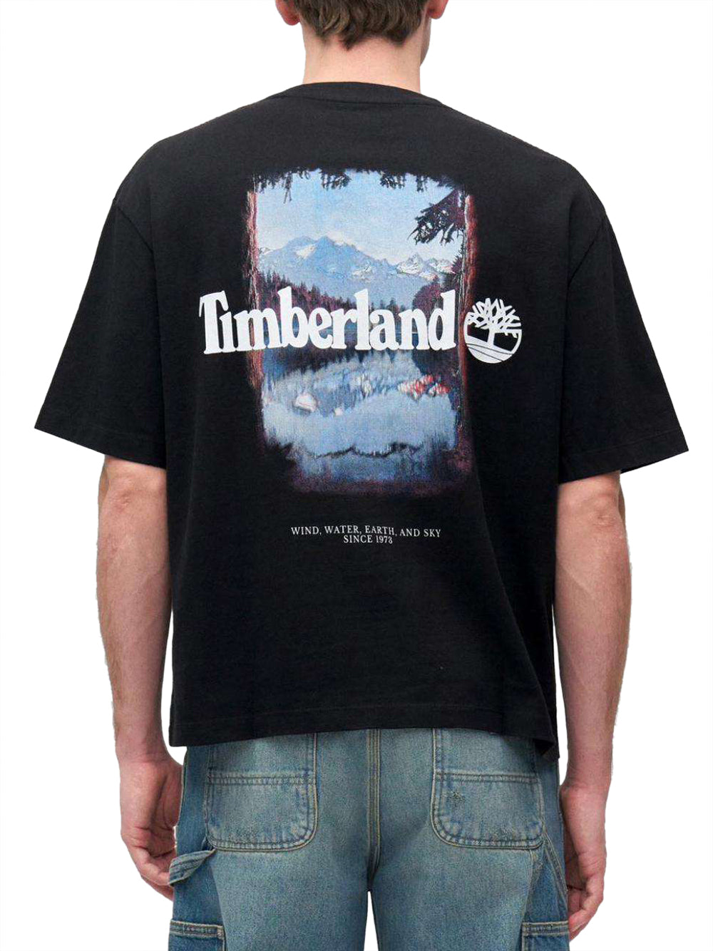 TIMBERLAND Timberland T-Shirt Outdoor Photo Back Graphic Tee - Nero BLACK