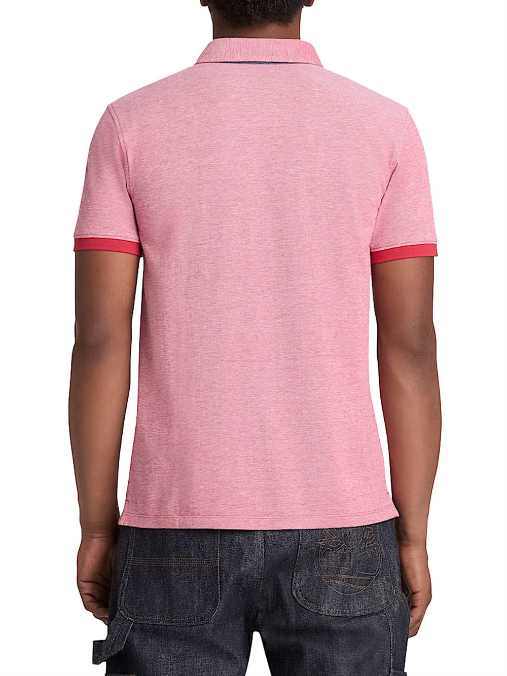 TIMBERLAND Tmberland Polo Oxford a Maniche Corte Baboosic Brook da Uomo in rosso Rosso