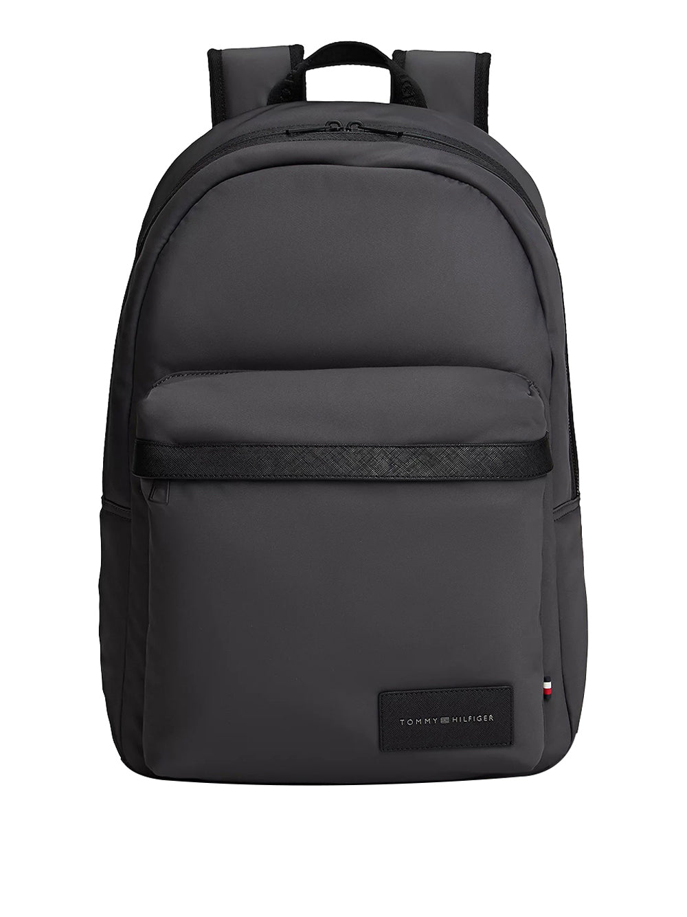 TOMMY HILFIGER 2USCITA Zaino Tommy Hilfiger Con Patch Logo - Nero/Grigio Nero/grigio