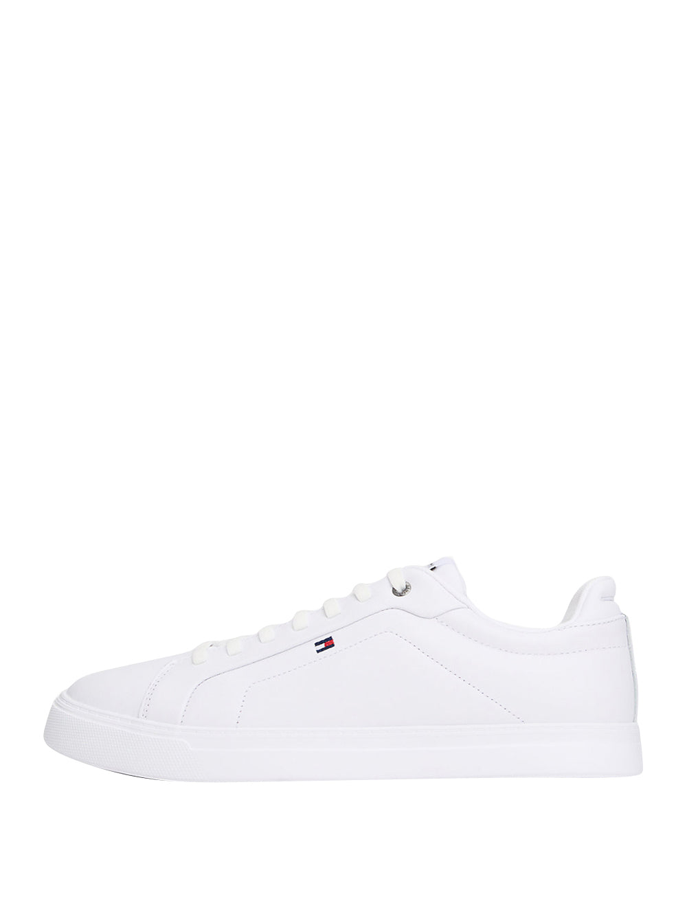 TOMMY HILFIGER 2USCITA Sneakers Tommy Hilfiger In Pelle - Bianco Bianco