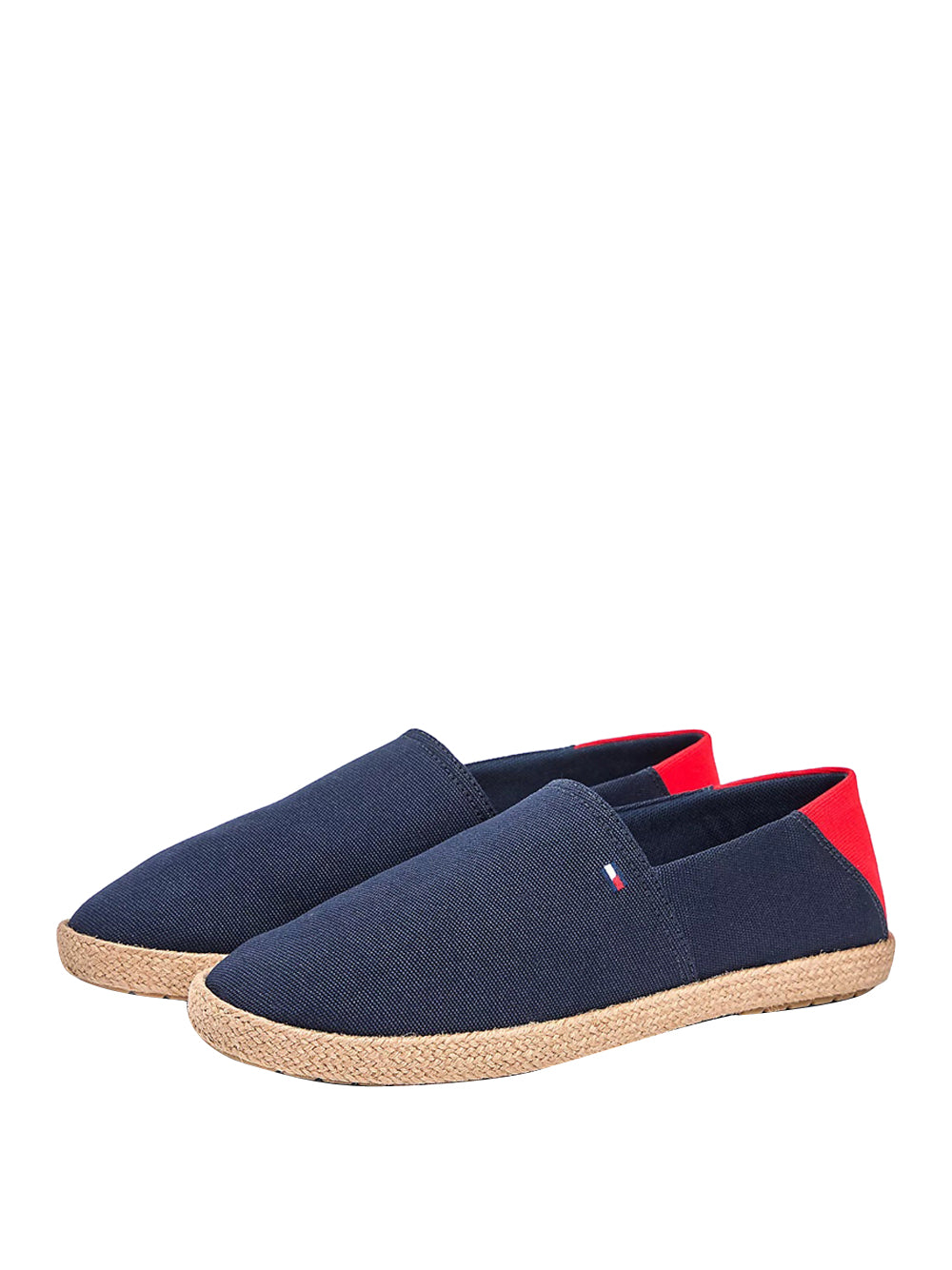 TOMMY HILFIGER 2USCITA Espadrillas Tommy Hilfiger In Tela - Blu/Rosso Blu/rosso