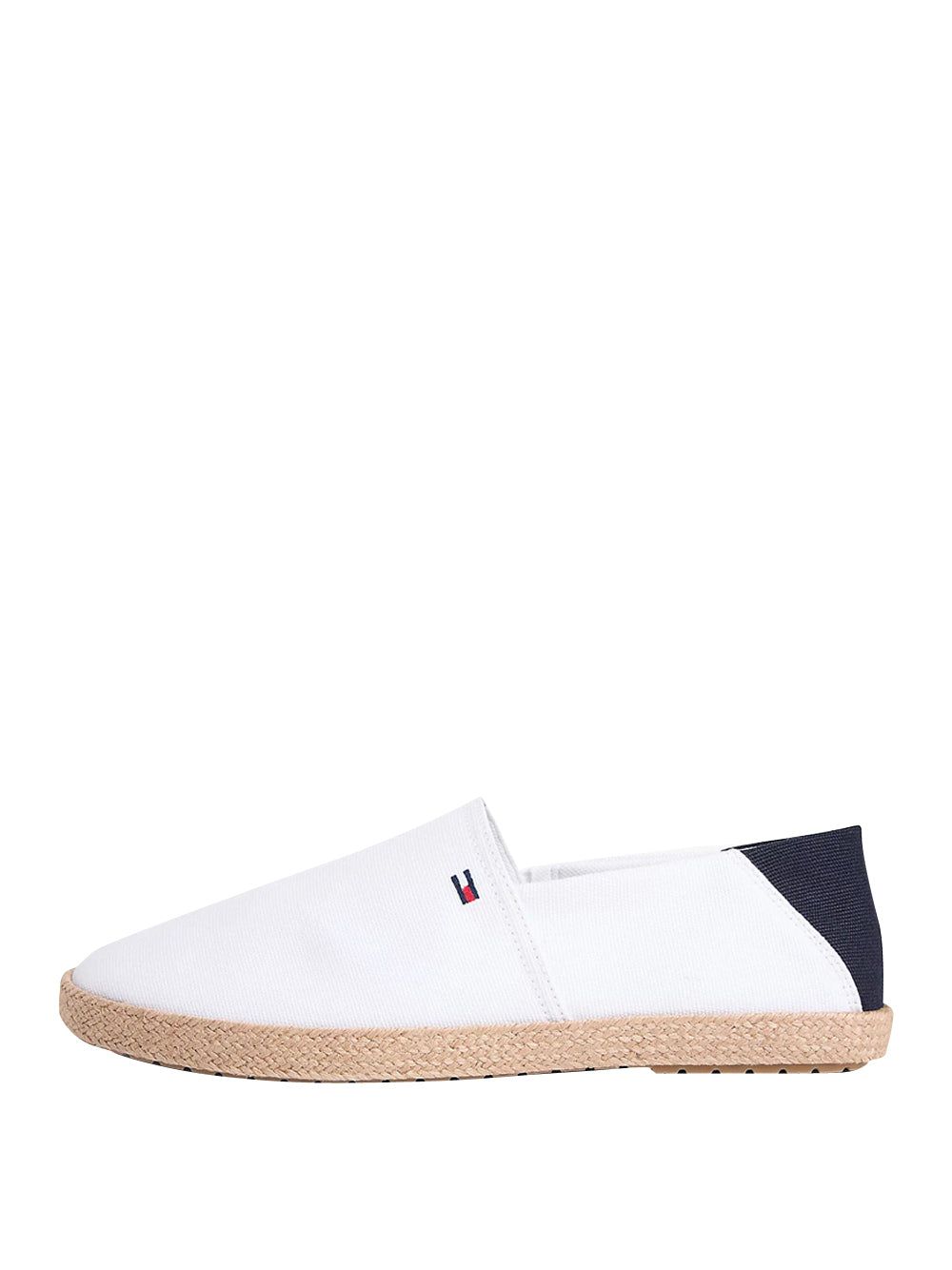 TOMMY HILFIGER 2USCITA Espadrillas Tommy Hilfiger In Tela - Bianco/Blu Bianco/blu