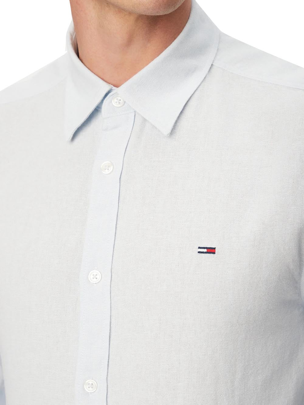 TOMMY JEANS 2USCITA Camicia Regular Fit Tommy Hilfiger- Azzurro chiaro Azzurrino