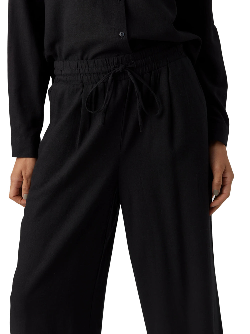 VERO MODA STC Pantalone Vero Moda Vmjesmilo Vita Media - Nero Nero