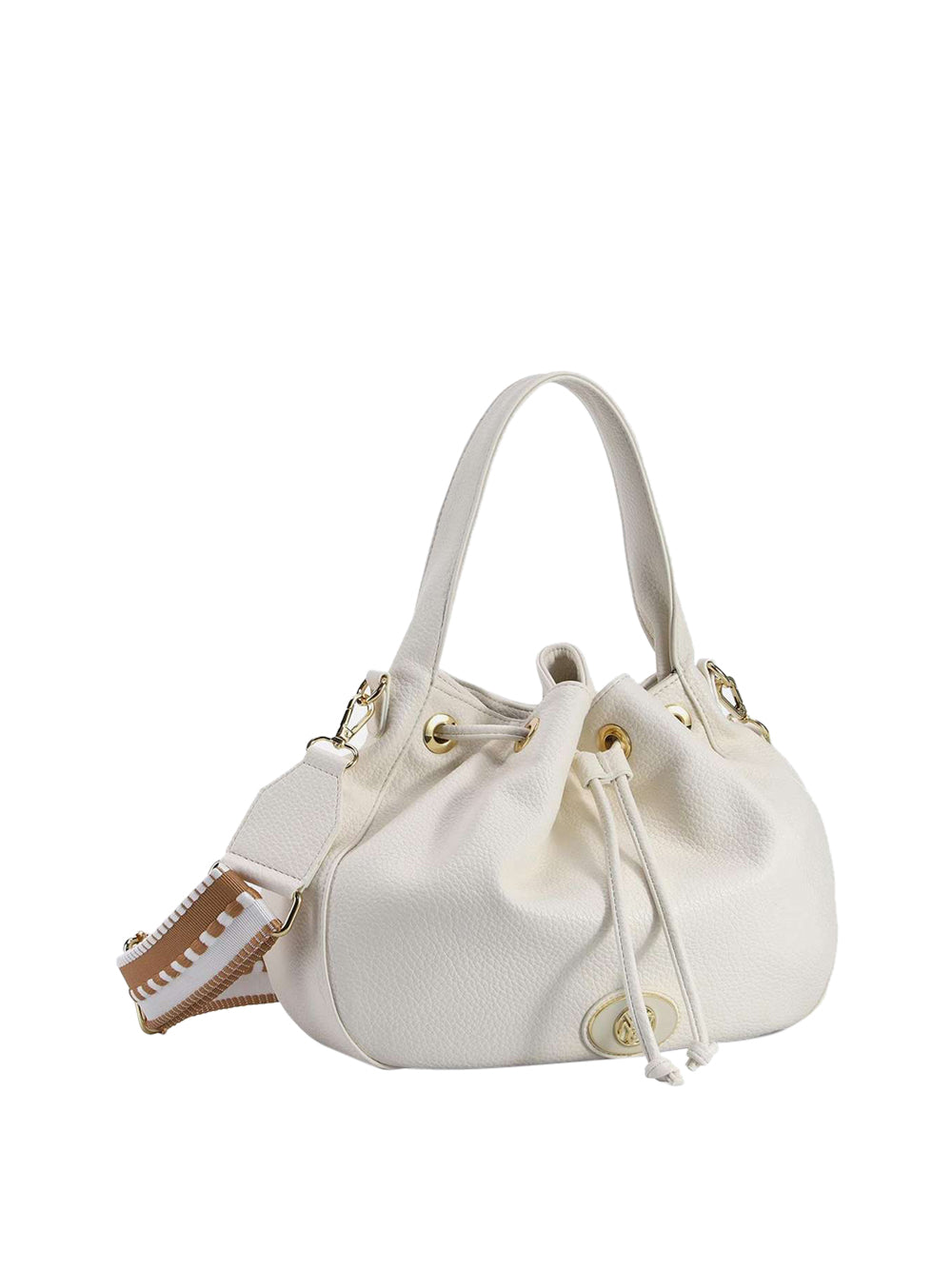 WHYNOT STC Borsa a Mano Hobo WhyNot - Bianco WHITE