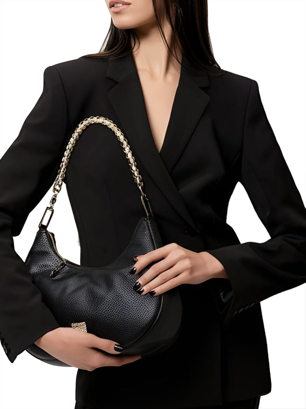 WHYNOT STC Borsa a Mano Hobo WhyNot - Nero BLACK