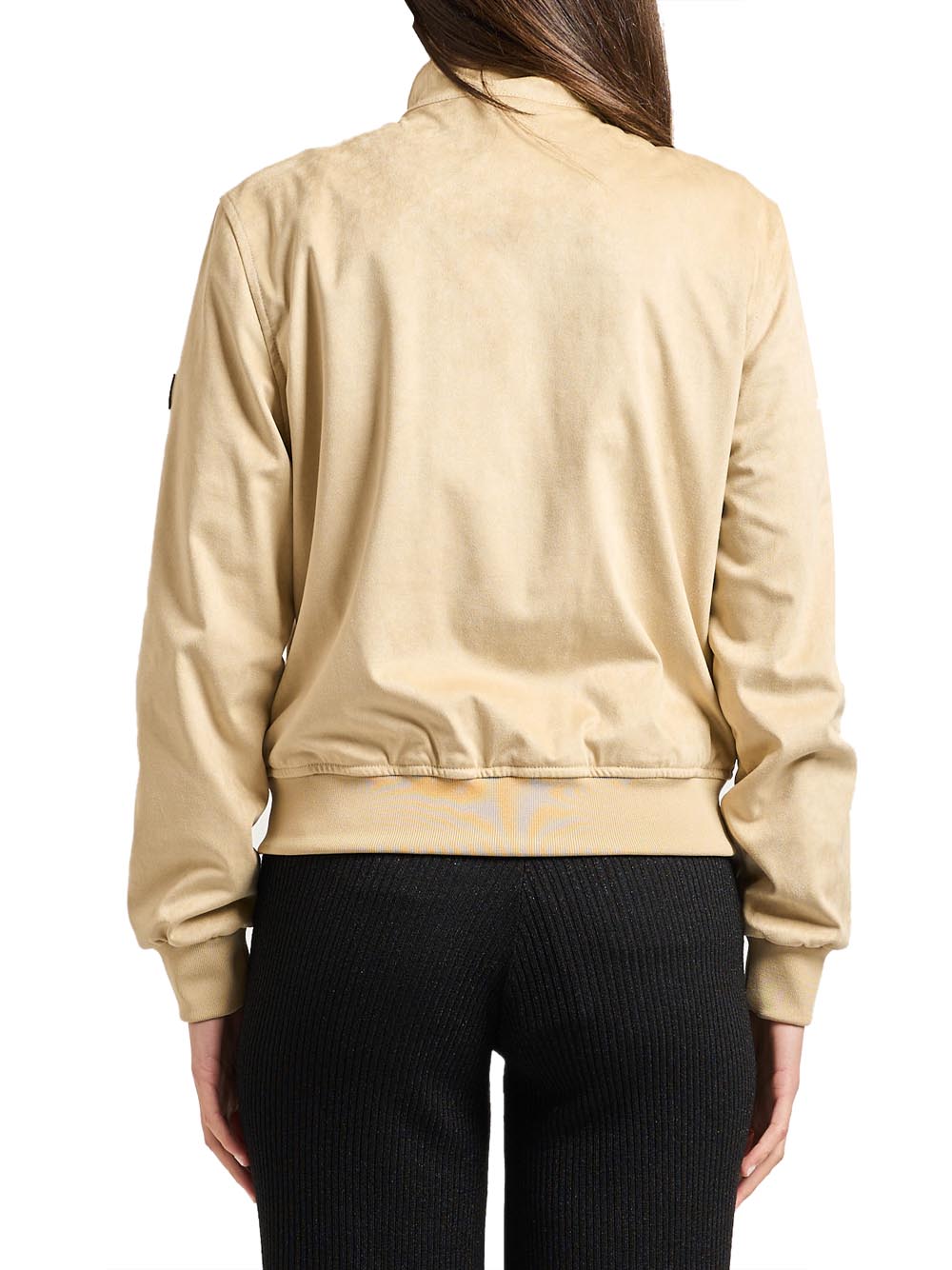 YES ZEE Bomber In Tessuto Soft Touch Yes Zee - Beige Beige