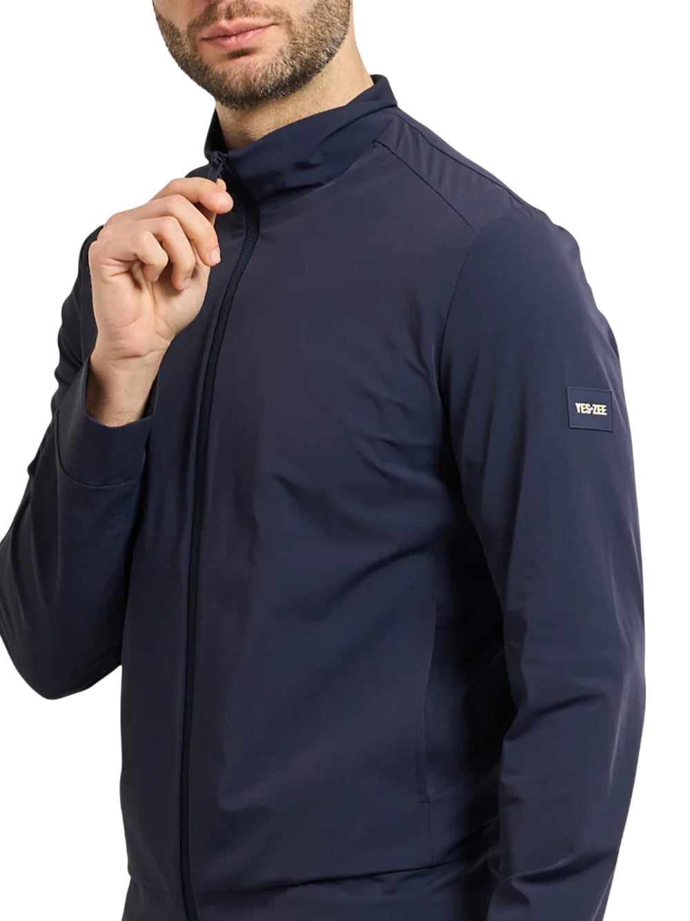 YES ZEE Giacca Yes Zee In Tessuto Tecnico - Blu Blu