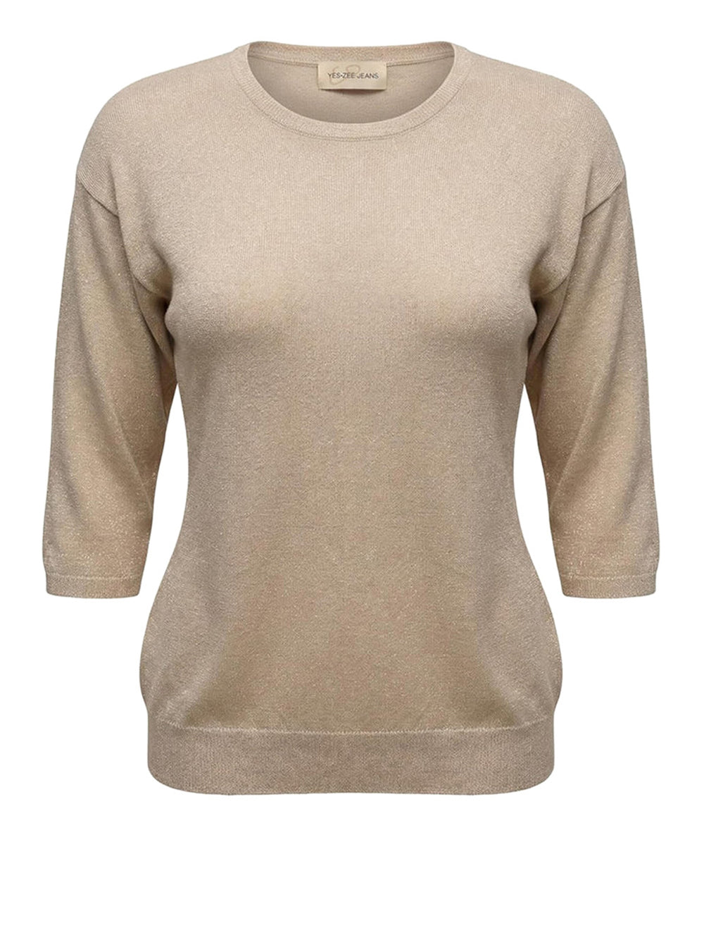 YES ZEE Maglia Manica Ampia Yes Zee - Beige Beige