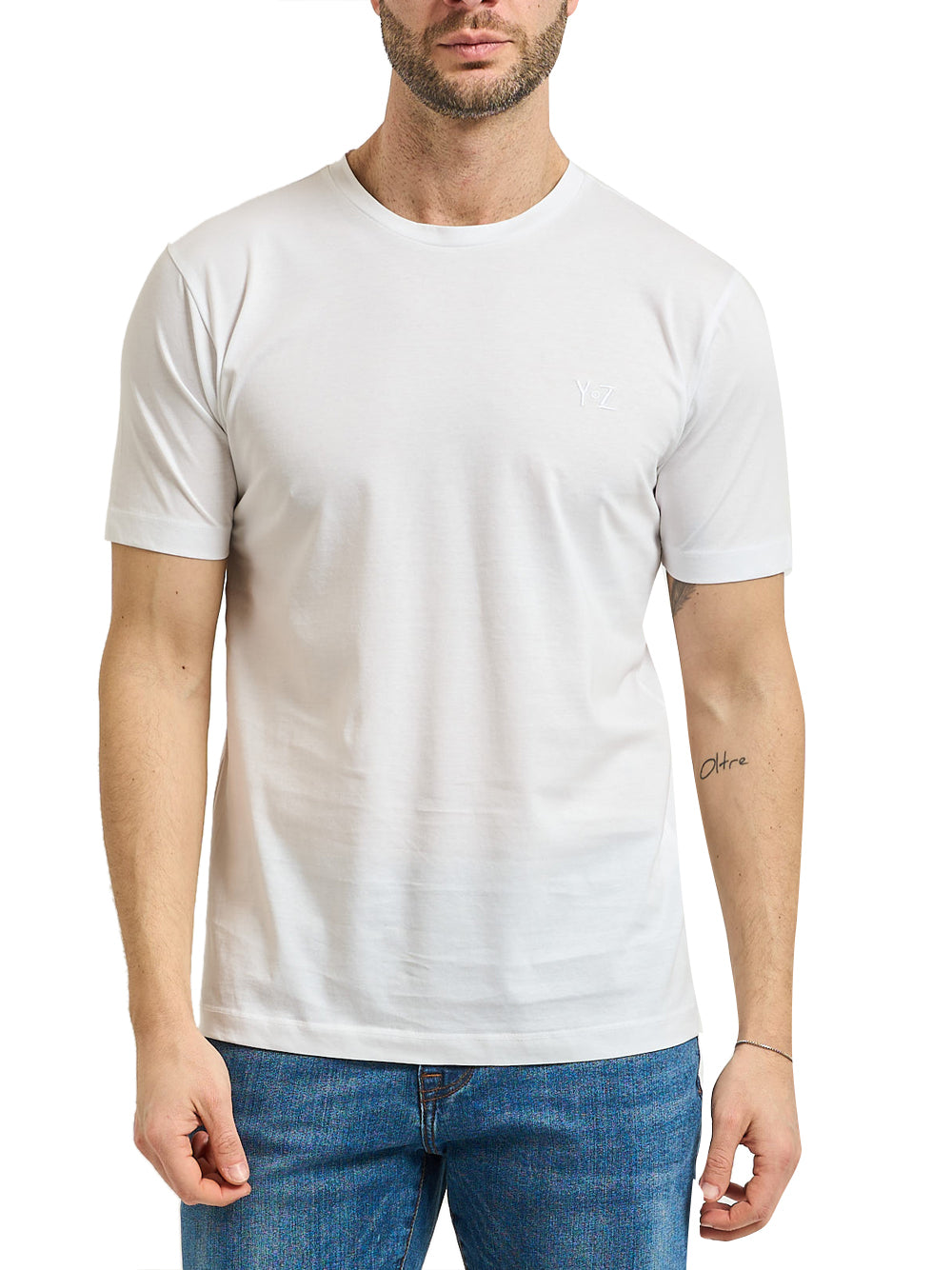 YES ZEE T-shirt Girocollo Yes Zee - Bianco Bianco