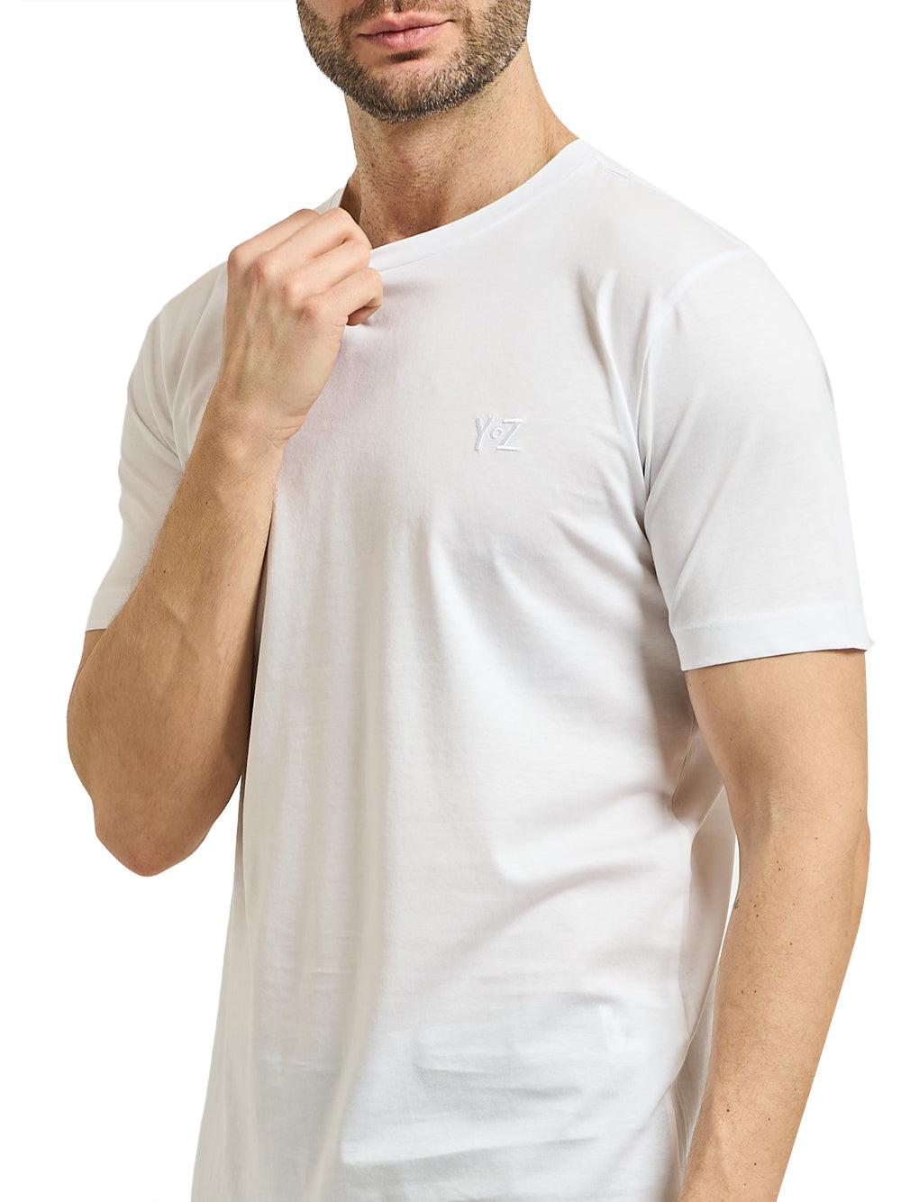 YES ZEE T-shirt Girocollo Yes Zee - Bianco Bianco