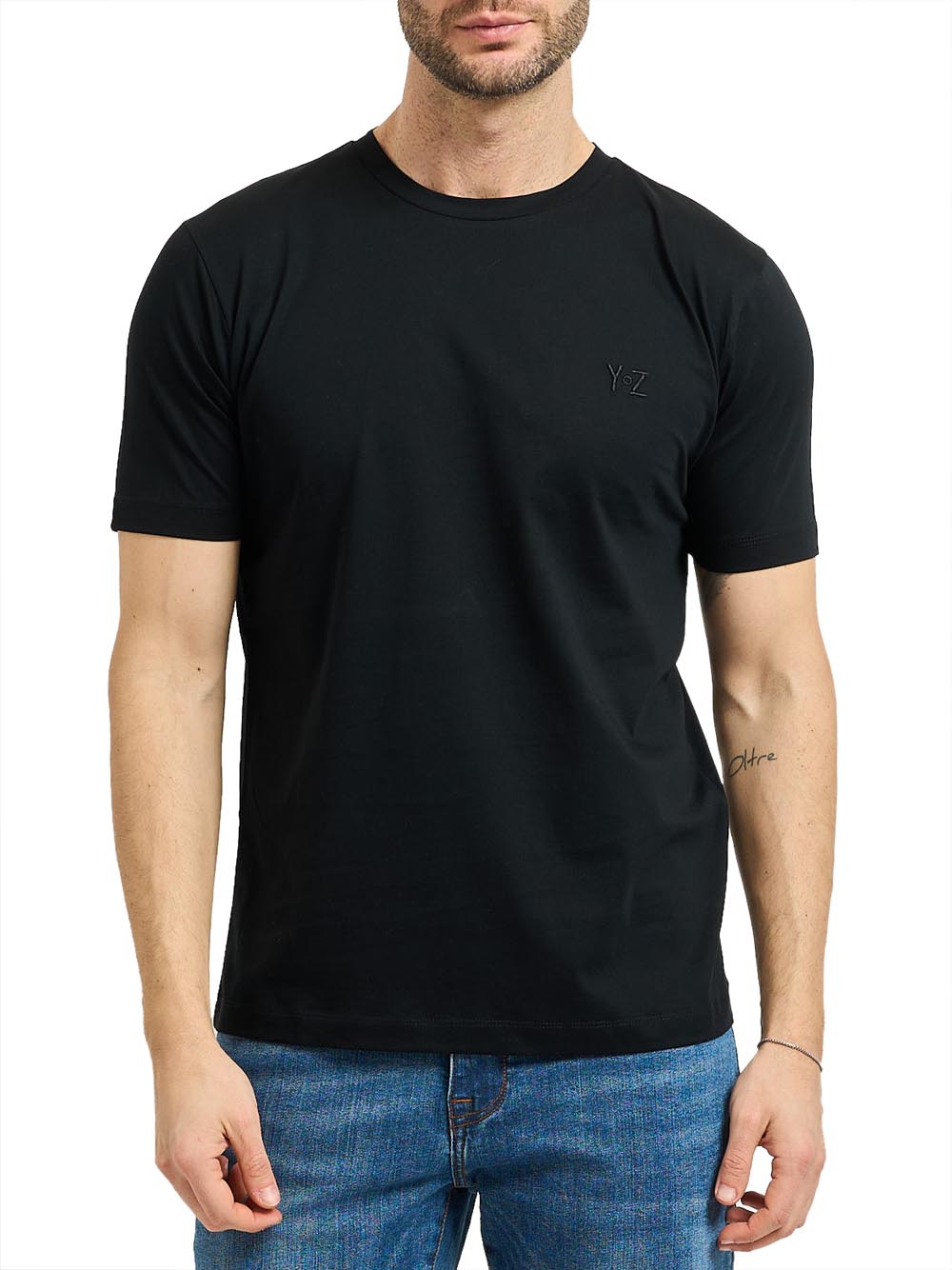YES ZEE T-shirt Girocollo Yes Zee - Nero Nero
