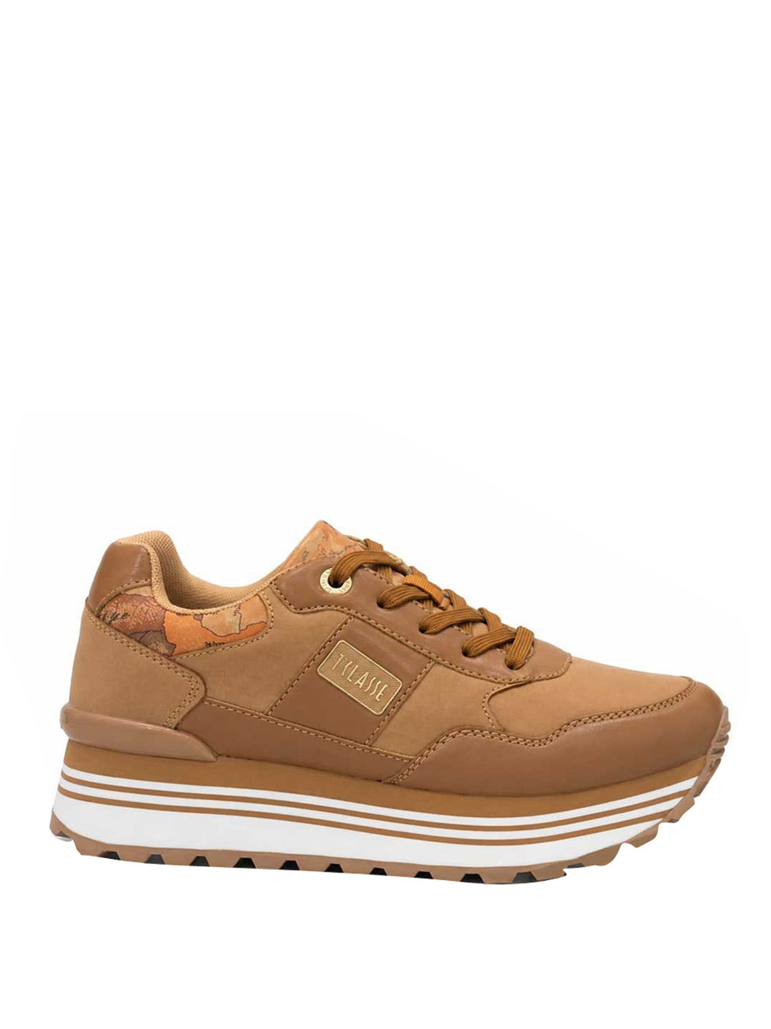 Alviero Martini Sneakers Platform Prima Classe - Tortora Tortora/Geo Beige