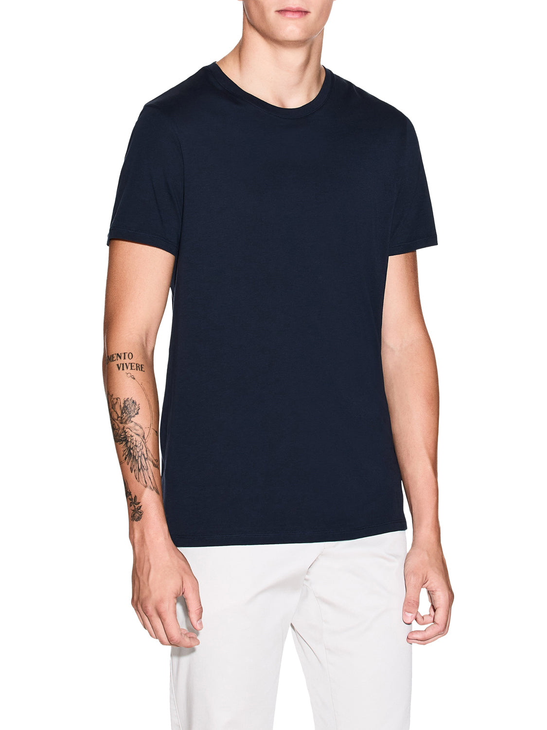 ARMANI EXCHANGE Armani Exchange T-Shirt In Tinta Unita - Navy NAVY