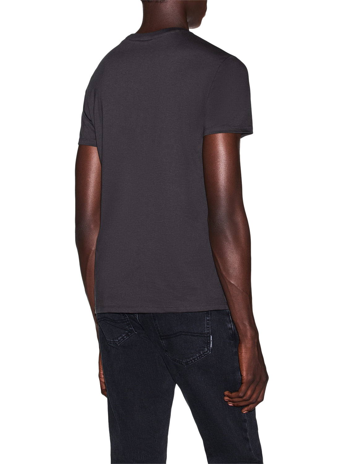 ARMANI EXCHANGE Armani Exchange T-shirt slim fit in jersey di cotone Pima Grigio Licorice